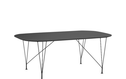 Inter eettafel zwart zwart