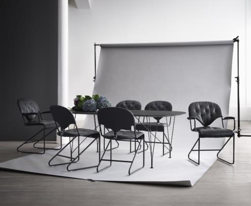 Inter eettafel zwart zwart